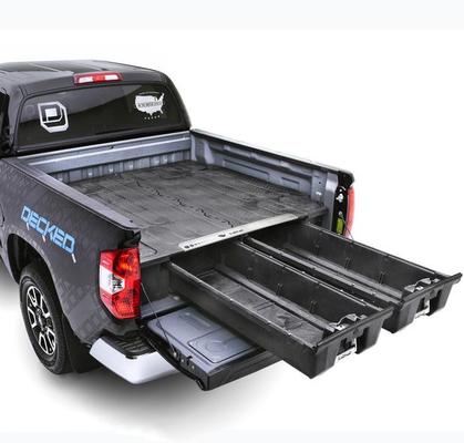 Truck storage and organizers for your work truck and pickup truck bed. Lockable and waterproof. Backpack toolboxes and under body mounted tool boxes